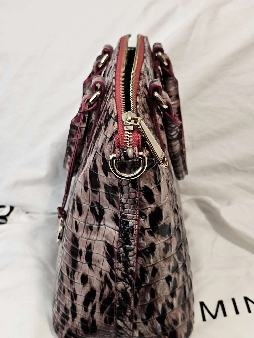 Brahmin Solid Ruby Prowl Duxbury and Ady Wallet - Picture 5 of 10